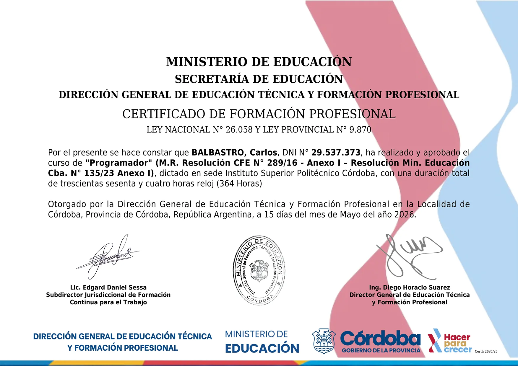 2026 Programador ISPC