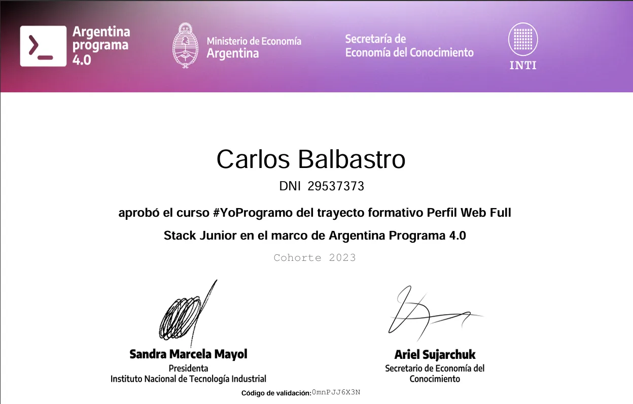 2023 Curso #YoProgramo